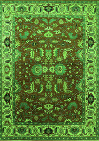 Oriental Green Industrial Rug, urb2625grn