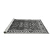 Sideview of Machine Washable Oriental Gray Industrial Rug, wshurb2625gry