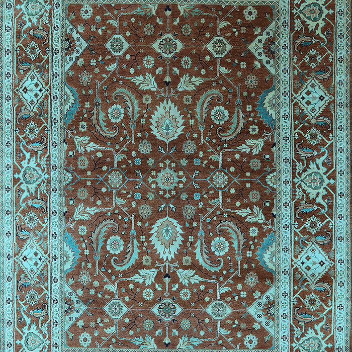 Oriental Light Blue Industrial Rug, urb2626lblu