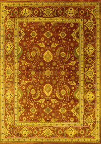 Oriental Yellow Industrial Rug, urb2626yw