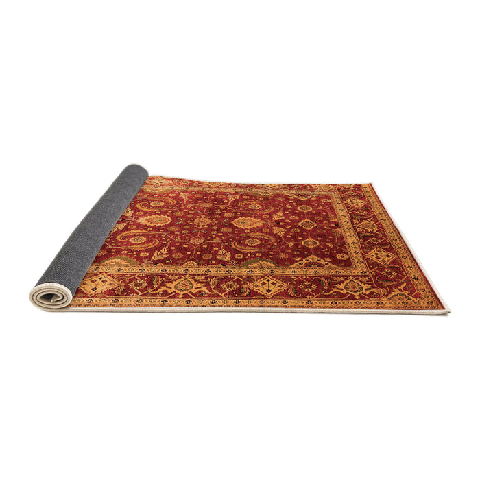 Sideview of Oriental Orange Industrial Rug, urb2626org