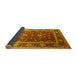 Sideview of Oriental Yellow Industrial Rug, urb2626yw