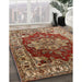 Machine Washable Industrial Modern Tomato Red Rug in a Family Room, wshurb2627