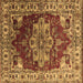 Square Machine Washable Persian Brown Traditional Rug, wshurb2627brn