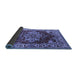 Sideview of Persian Blue Traditional Rug, urb2627blu