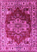 Machine Washable Persian Pink Traditional Rug, wshurb2627pnk