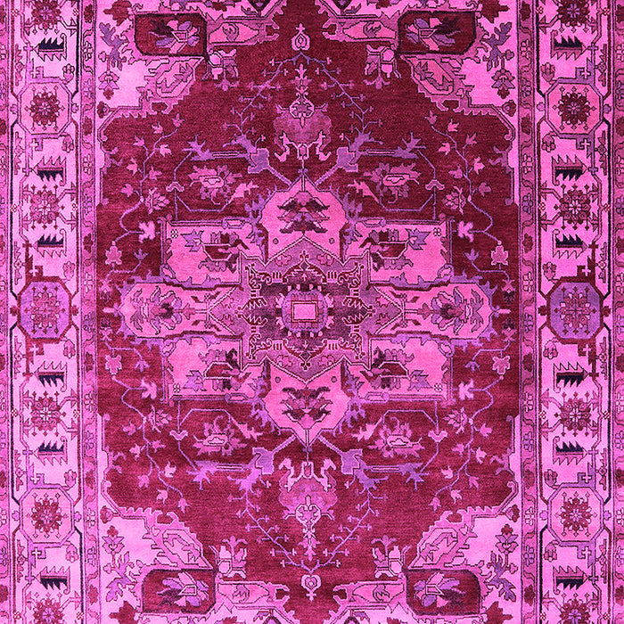 Machine Washable Persian Pink Traditional Rug, wshurb2627pnk