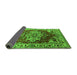 Sideview of Persian Green Traditional Rug, urb2627grn