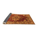 Sideview of Persian Orange Traditional Rug, urb2627org