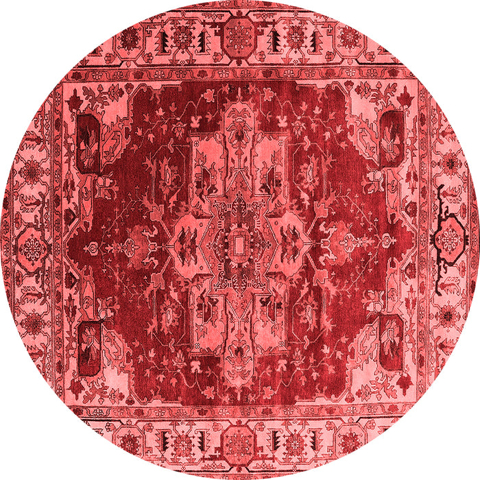 Machine Washable Persian Red Traditional Rug, wshurb2627red