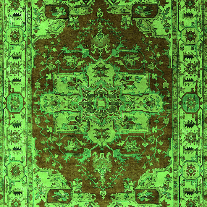 Persian Green Traditional Rug, urb2627grn
