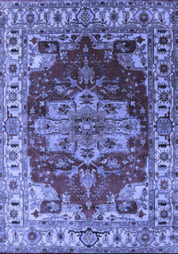 Persian Blue Traditional Rug, urb2627blu