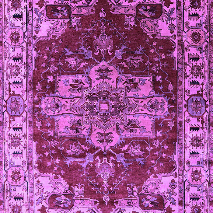 Machine Washable Persian Purple Traditional Area Rugs, wshurb2627pur