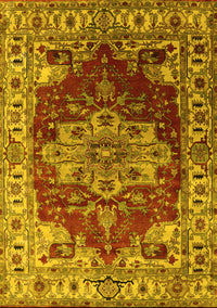 Persian Yellow Traditional Rug, urb2627yw