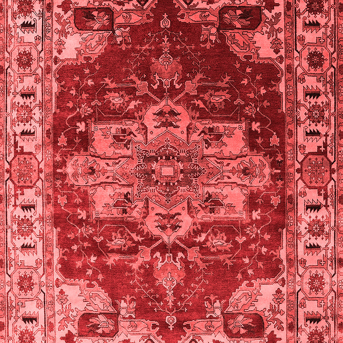 Machine Washable Persian Red Traditional Rug, wshurb2627red