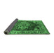 Sideview of Persian Emerald Green Traditional Rug, urb2627emgrn