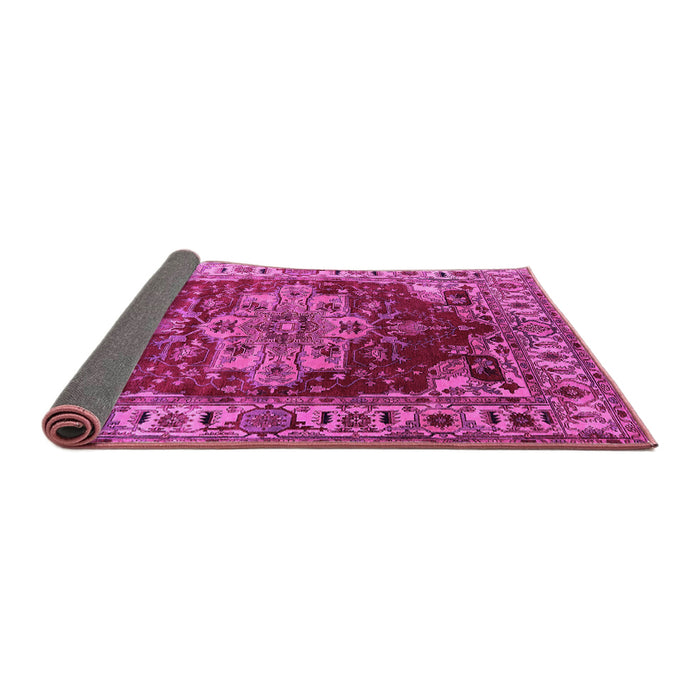 Sideview of Persian Pink Traditional Rug, urb2627pnk