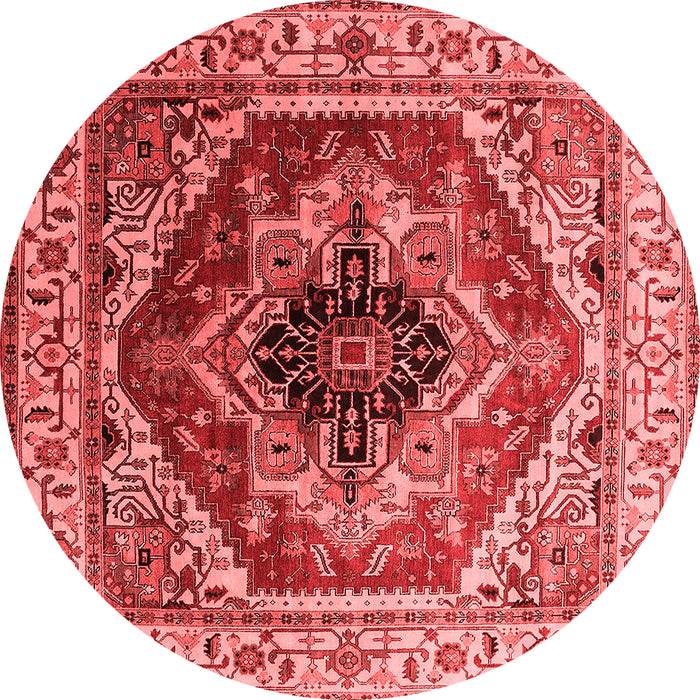 Machine Washable Persian Red Traditional Rug, wshurb2628red