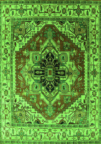 Persian Green Traditional Rug, urb2628grn
