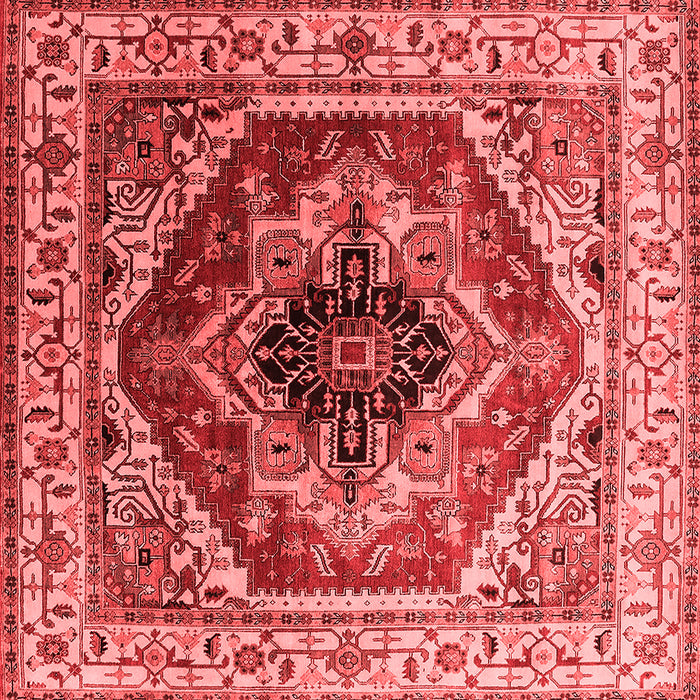Machine Washable Persian Red Traditional Rug, wshurb2628red