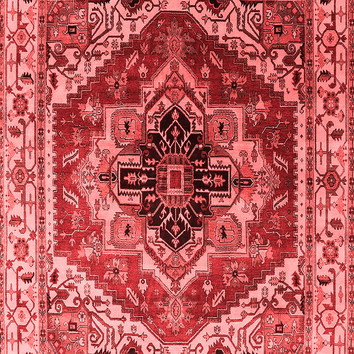 Machine Washable Persian Red Traditional Rug, wshurb2628red