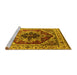 Sideview of Machine Washable Persian Yellow Traditional Rug, wshurb2628yw