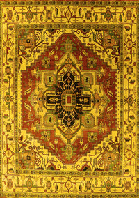 Persian Yellow Traditional Rug, urb2628yw