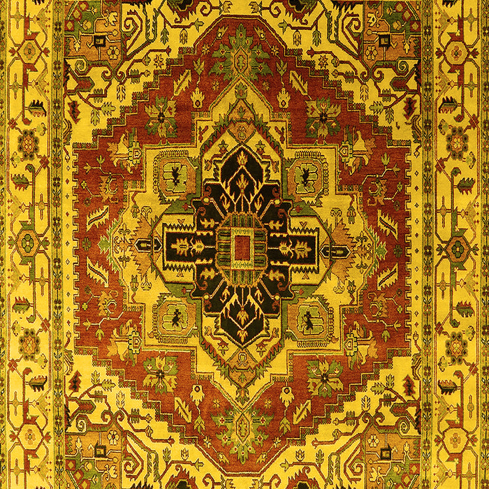 Persian Yellow Traditional Rug, urb2628yw