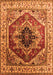 Machine Washable Persian Orange Traditional Area Rugs, wshurb2628org