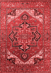 Oriental Red Industrial Rug, urb2629red