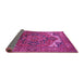 Sideview of Oriental Pink Industrial Rug, urb2629pnk