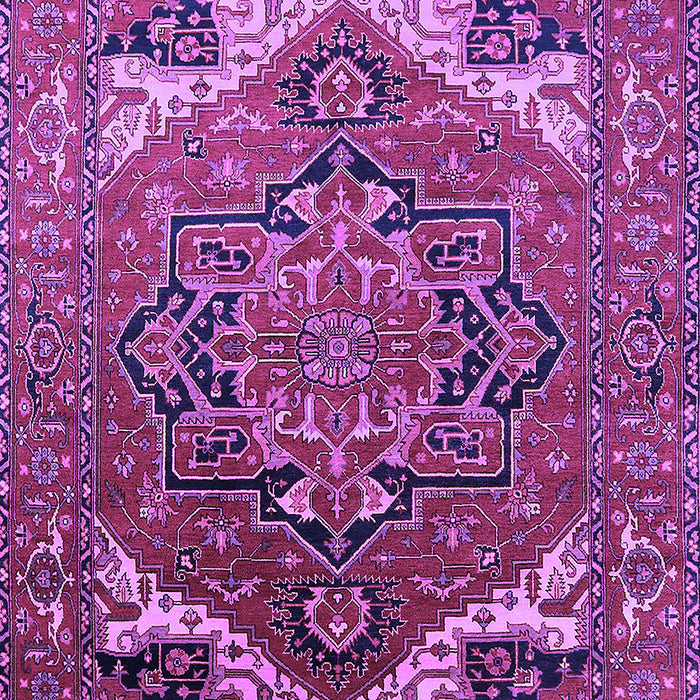 Machine Washable Oriental Purple Industrial Area Rugs, wshurb2629pur