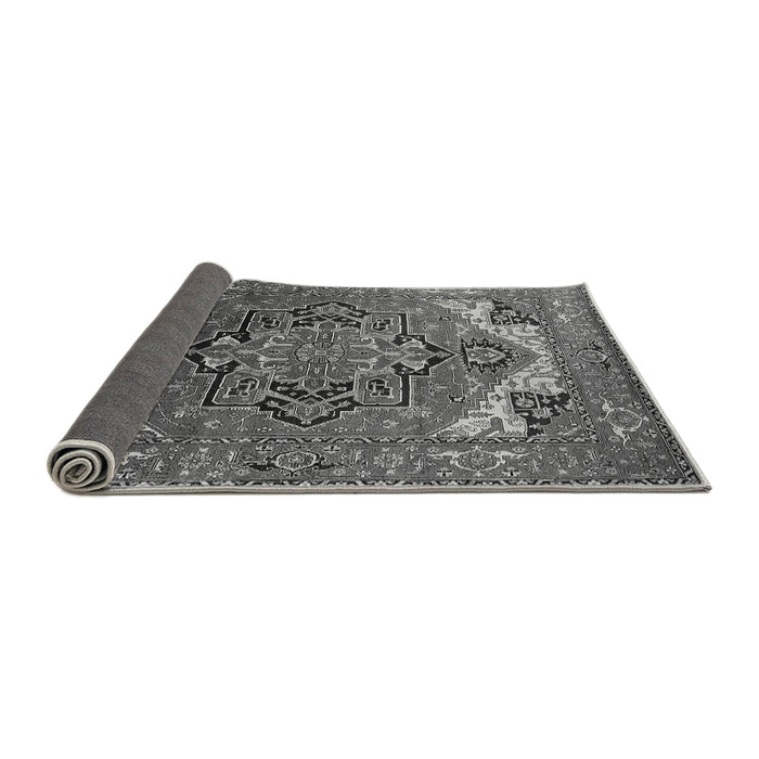 Sideview of Oriental Gray Industrial Rug, urb2629gry