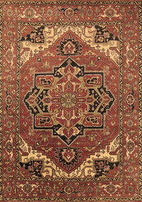 Oriental Brown Industrial Rug, urb2629brn