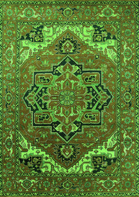 Oriental Green Industrial Rug, urb2629grn