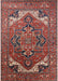 Mid-Century Modern Red Oriental Rug, urb2629