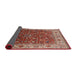 Sideview of Mid-Century Modern Red Oriental Rug, urb2630