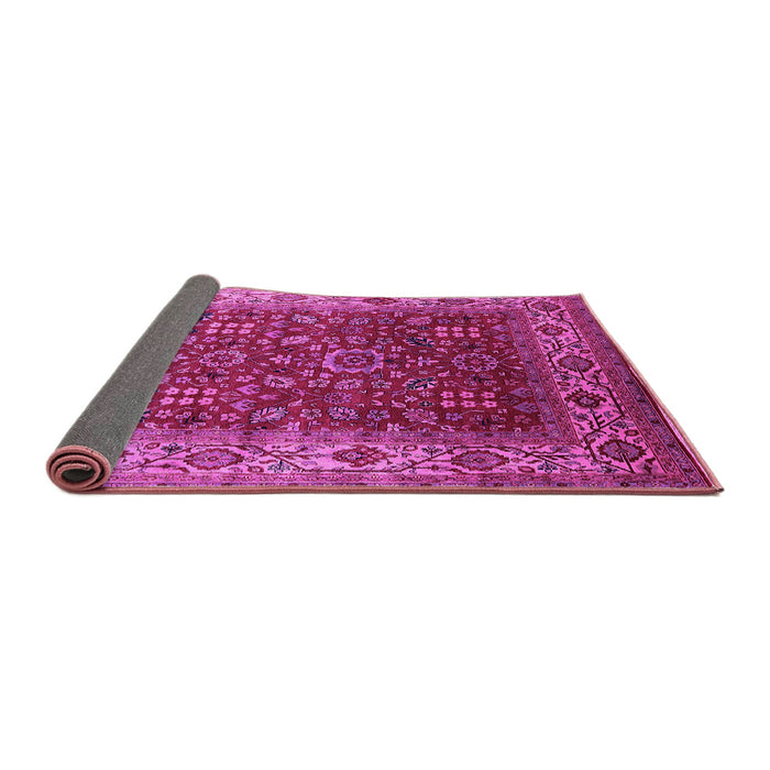 Sideview of Oriental Pink Traditional Rug, urb2630pnk