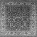 Square Oriental Gray Traditional Rug, urb2630gry