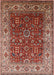 Mid-Century Modern Red Oriental Rug, urb2630