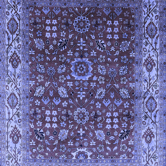 Oriental Blue Traditional Rug, urb2630blu