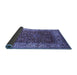 Sideview of Oriental Blue Traditional Rug, urb2630blu
