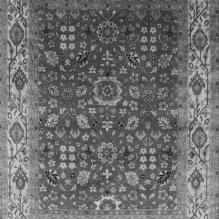 Machine Washable Oriental Gray Traditional Rug, wshurb2630gry