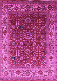 Oriental Pink Traditional Rug, urb2630pnk