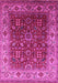 Oriental Pink Traditional Rug, urb2630pnk