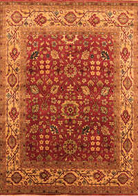 Oriental Orange Traditional Rug, urb2630org