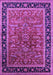 Machine Washable Oriental Purple Traditional Area Rugs, wshurb2631pur