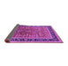 Sideview of Oriental Purple Traditional Rug, urb2631pur