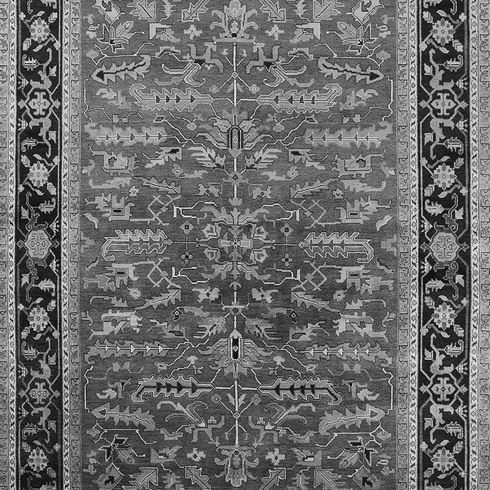 Machine Washable Oriental Gray Traditional Rug, wshurb2631gry