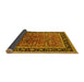 Sideview of Oriental Yellow Traditional Rug, urb2631yw